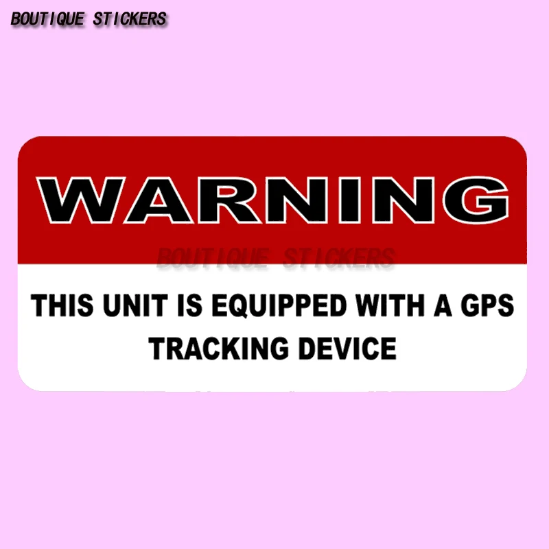 

Premium stickers GPS alarm system warning stickers anti-theft car vehicle safety vinyl