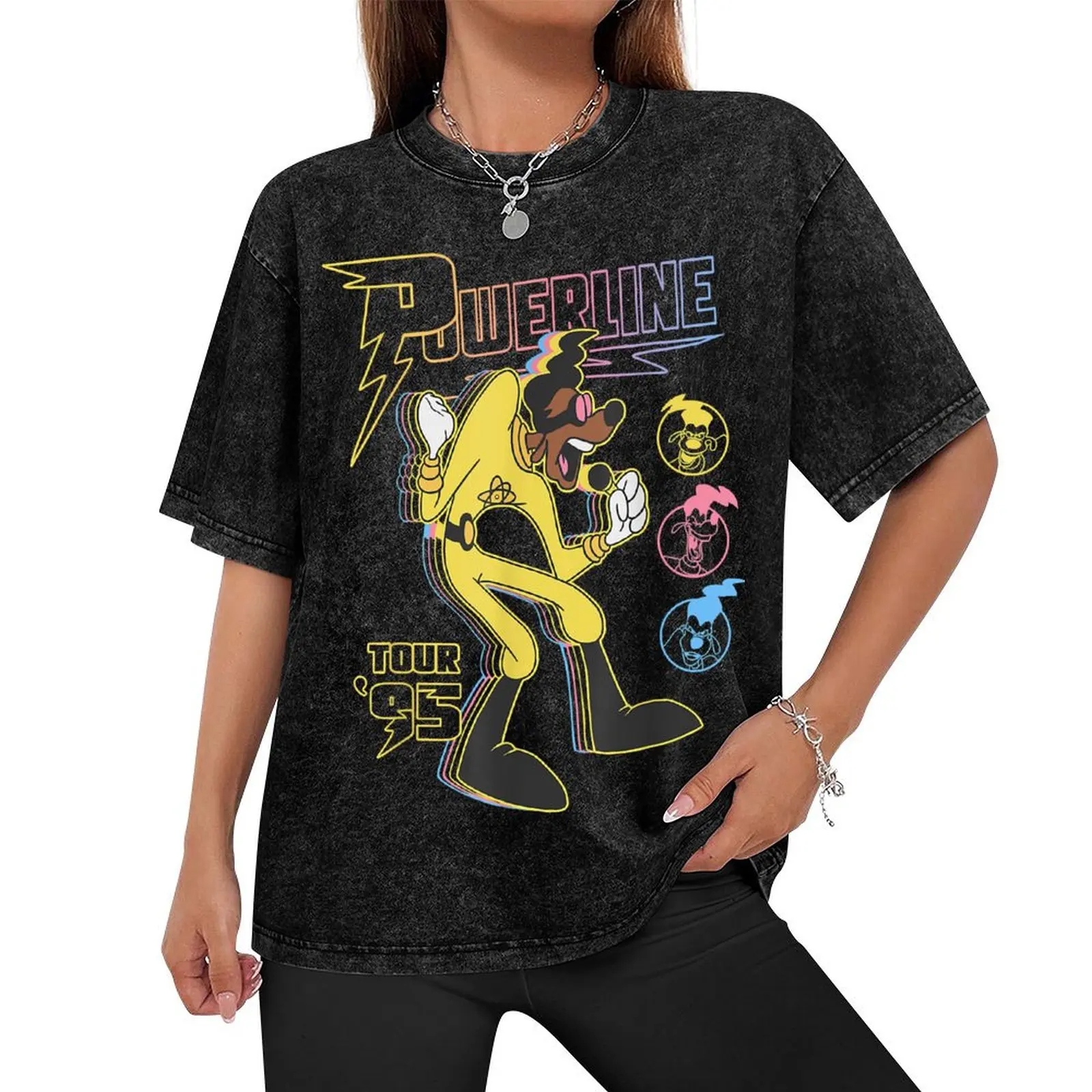 Powerline Tour '95 T-Shirt tops vintage clothes graphic t shirts t shirts men