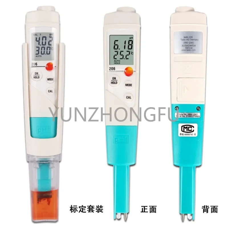 206Ph1/2 high-precision semi-solid pH meter ph205 laboratory detection  test pen