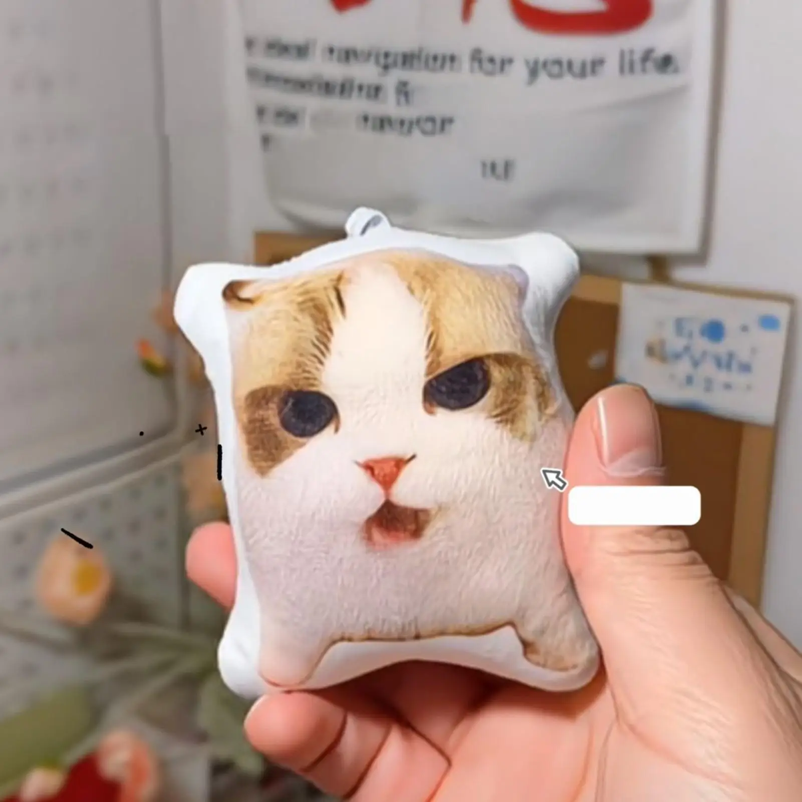 Cat Keychain Kitten Charm Keychain with Sound Adorable Backpack Keyring Pendant for Boys Teens Men Women Girls and Kids
