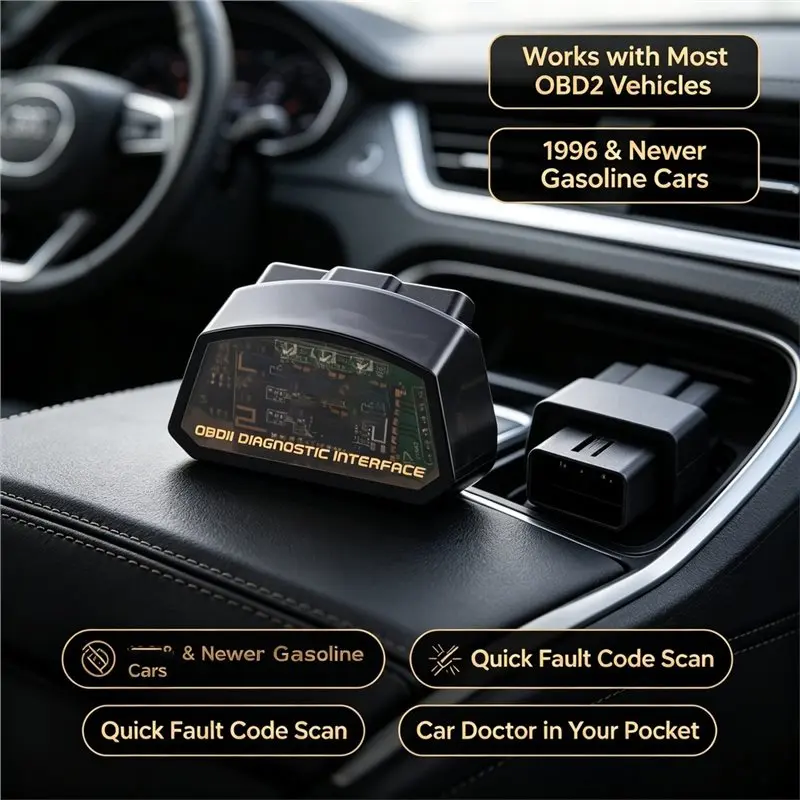 AT92-For Icar Pro ELM327 OBD2 Auto Diagnostic Tool Dual-System Support, WIFI Enabled Engine Scanner For Automotive Applications