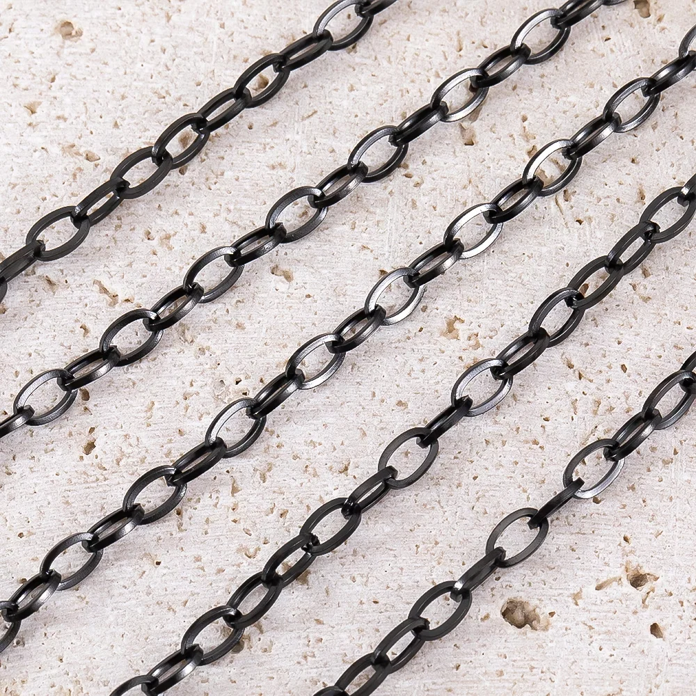 1-Roll 10M Rantai Kabel Hitam, - Chain Roll Cable ulasan dan harga