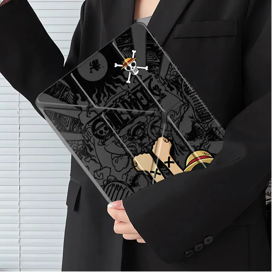 Etui na tablet z motywem Zoro z One Piece, z uchwytem, do iPad Pro 2025 Mini 6 7 Air 4 5 M3 M2 1 2 M4 11 cali Pro 11. generacji 10. generacji 9. generacji 8. generacji 7. generacji — zdjęcie produktu 2