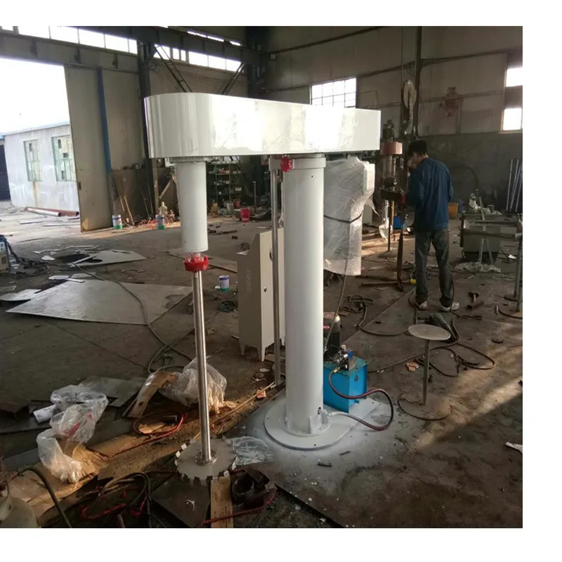 Small high speed disperser liquid soap mixer paint 1.5kw dissolver nail polish mixing machine