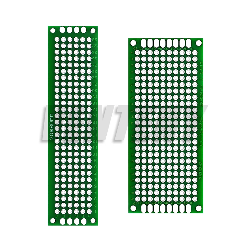 4 قطعة 5X7 4X6 3X7 2X8 مزدوجة الوجهين PCB عدة مختلط النموذج مجلس الدائرة Protoboard العالمي Stripboard المطبوعة مجموعة