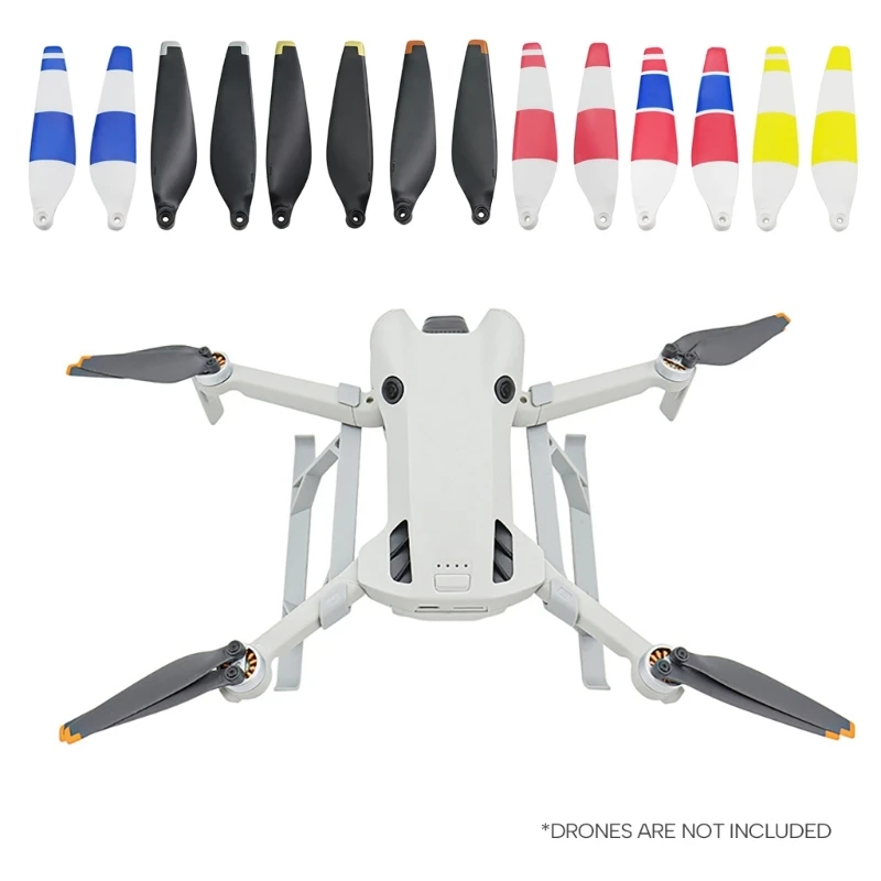 

8x Propeller Props Replacement for Mini 4 Lightweight Wing Fans Part for Mini 4 Quick Release Accessory H8WD