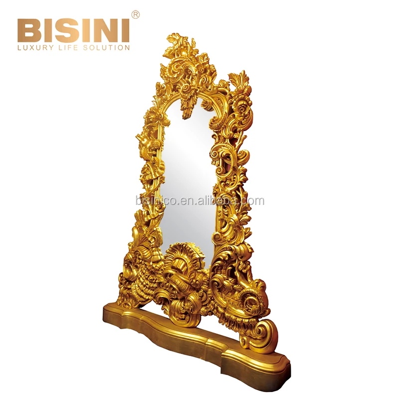 Impressive Luxury Classic Louis Style Arc With The Most Ornate Gold-plated Engraving Framed Cheval Mirror