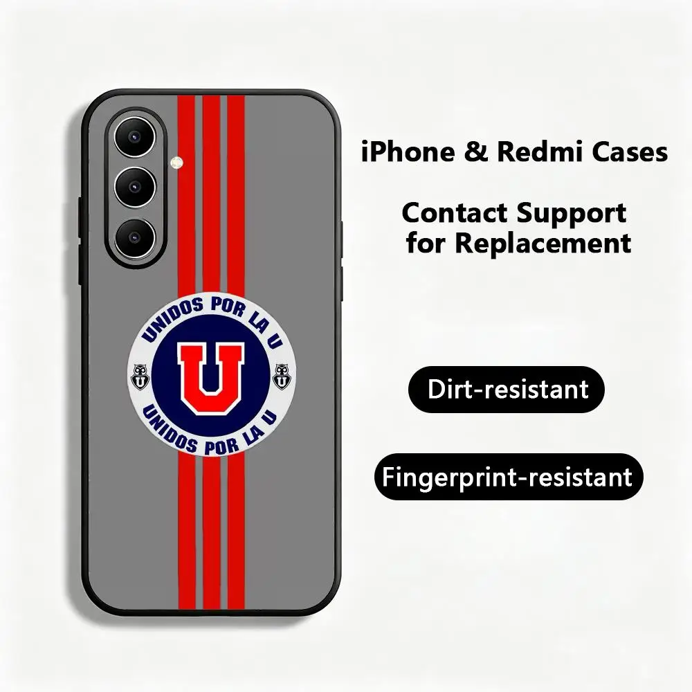 Hot Fashion U DE CHILE Phone Case For Samsung Galaxy S26 S25 S24 S23 S22 S21 S20 Plus Ultra Note20 Soft Black