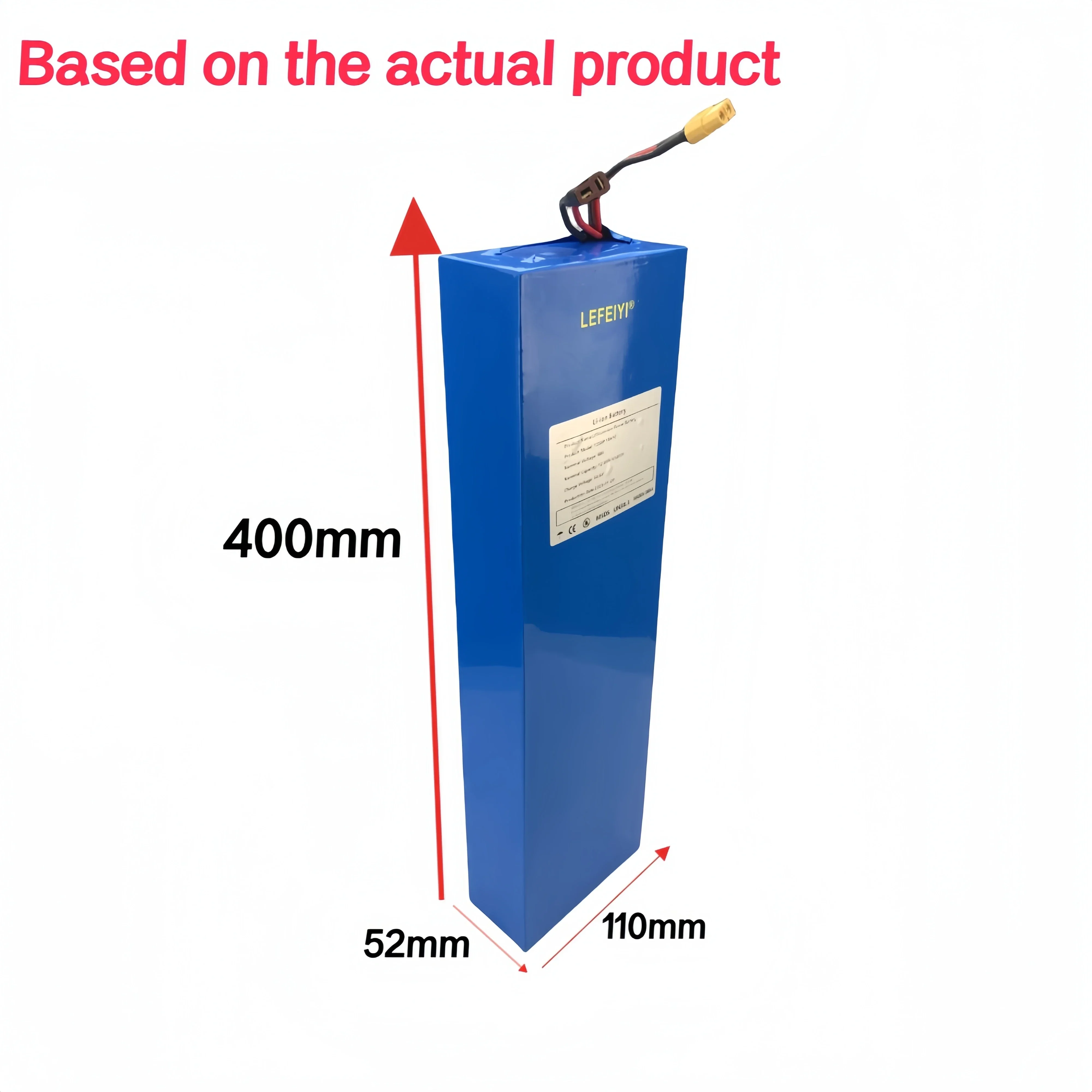 Lithium ion battery 13S4P 12800mAh 48V suitable for 54.6V BMS electric bicycle and scooter batteries