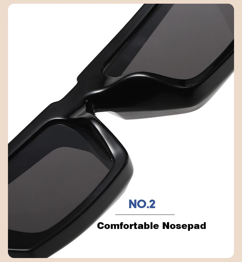 OEC CPO Vintage Rechteck Sonnenbrille Frauen Punk Kleine Rahmen Sonnenbrille MenTrends Quadratische Gläser UV400 Shades Mode Brillen – Detail 15