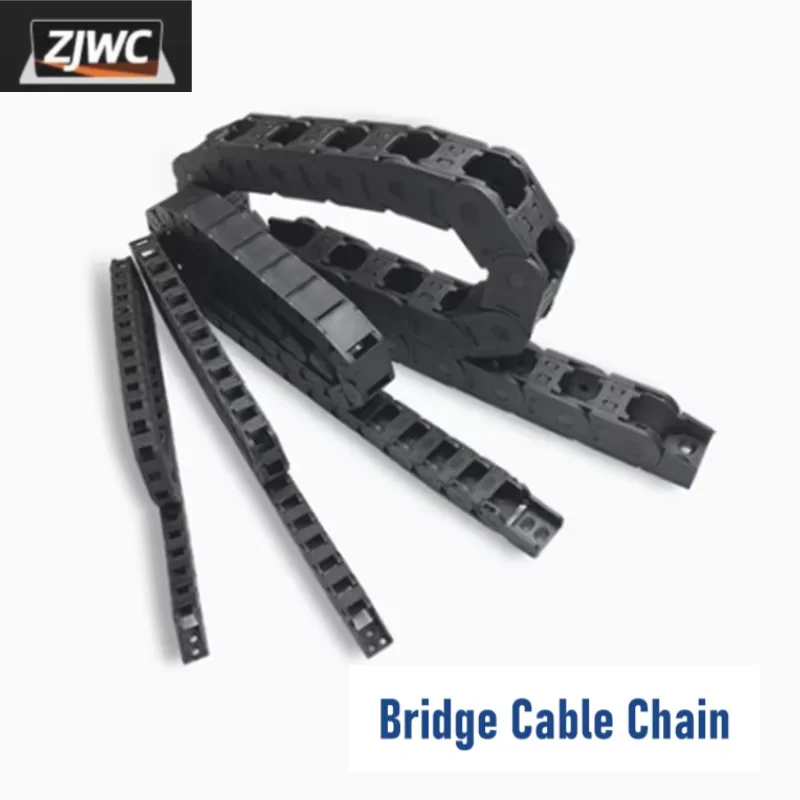 Bridge Cable Chain Bend Radius R18/R28/R38 Length 1000mm Wire Transmission Carrier Plastic Drag Towline For 3D Printer
