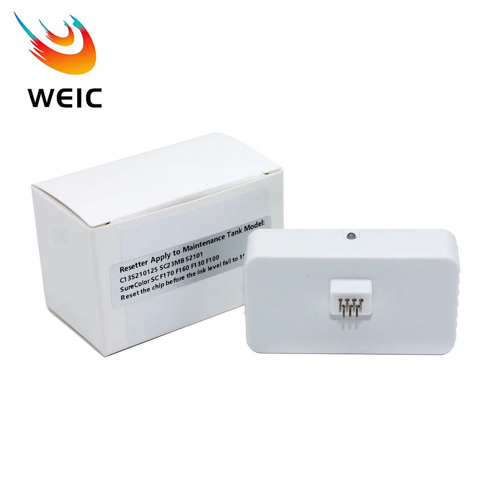 F170 Waste Ink Box Chip Resetter for Epson SureColor SC-F170 F100 F130 F160 Printer C13S210125 SC23MB