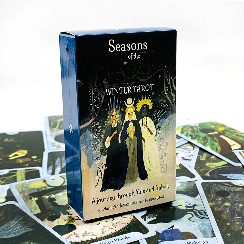 Seasons of The Witch: Winter Tarot Deck, A Journey Through Yule and Imbolc, Ideal For Travel, Meditation & Spiritual Practices