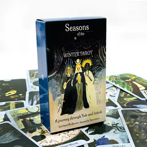Seasons of The Witch: Winter Tarot Deck, A Journey Through Yule and Imbolc, Ideal For Travel, Meditation &amp; Spiritual Practices