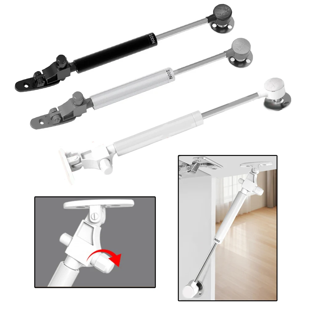 Silent Cabinet Door Gas Strut Thickened 6mm Travel Rod Kitchen Cupboard Door Lids Lift Pneumatic Door Support Hardware