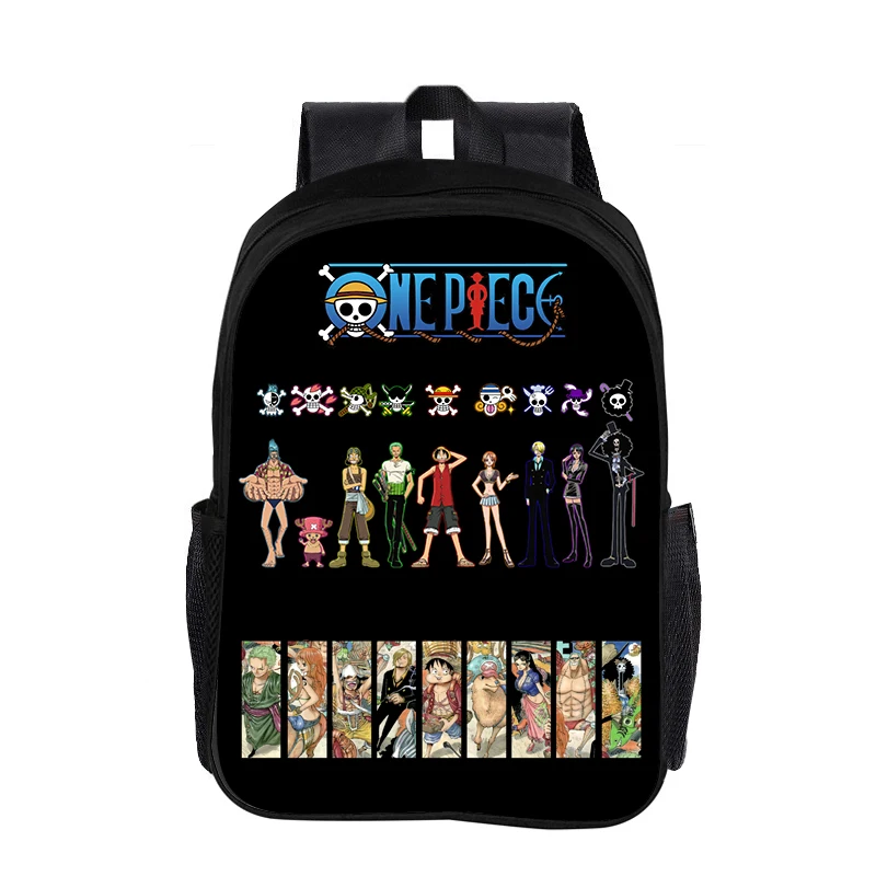 One piece Monkey D. Luffy Backpack School Large Capacity Backpack for Child Light Weight Child Knapsack Rucksack Best Gift