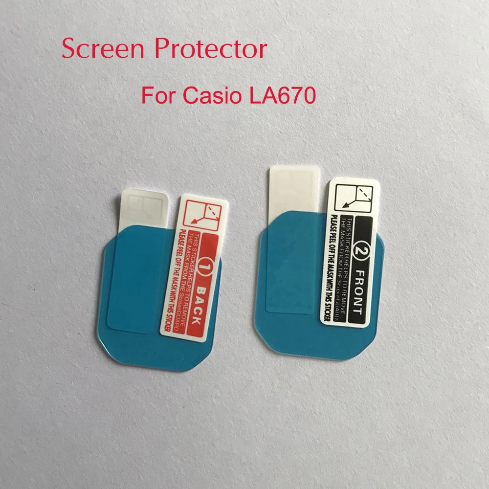 1*3*5Pcs Nano Waterproof Protector For Casio LA670 Sports Watch Film Guard Explosion-proof Protective Screen Film For LA670WGA