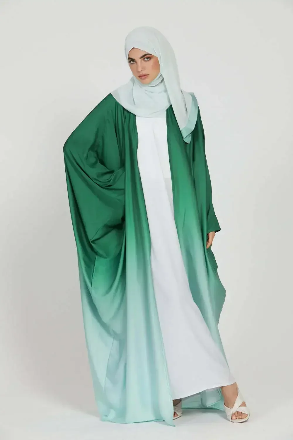 Vestido maxi elegante para mulheres, Cardigan, Dubai, Abaya, Árabe, Roupa islâmica, Caftan, Vestido longo muçulmano, Vestes kaftan