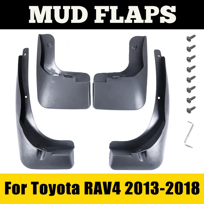 

Mudguards For Toyota RAV4 XA40 2013 2014 2015 2016 2017 2018 4pcs Fender Mudflap Mud Guard Splash Flaps Car Accessories Auto Mud