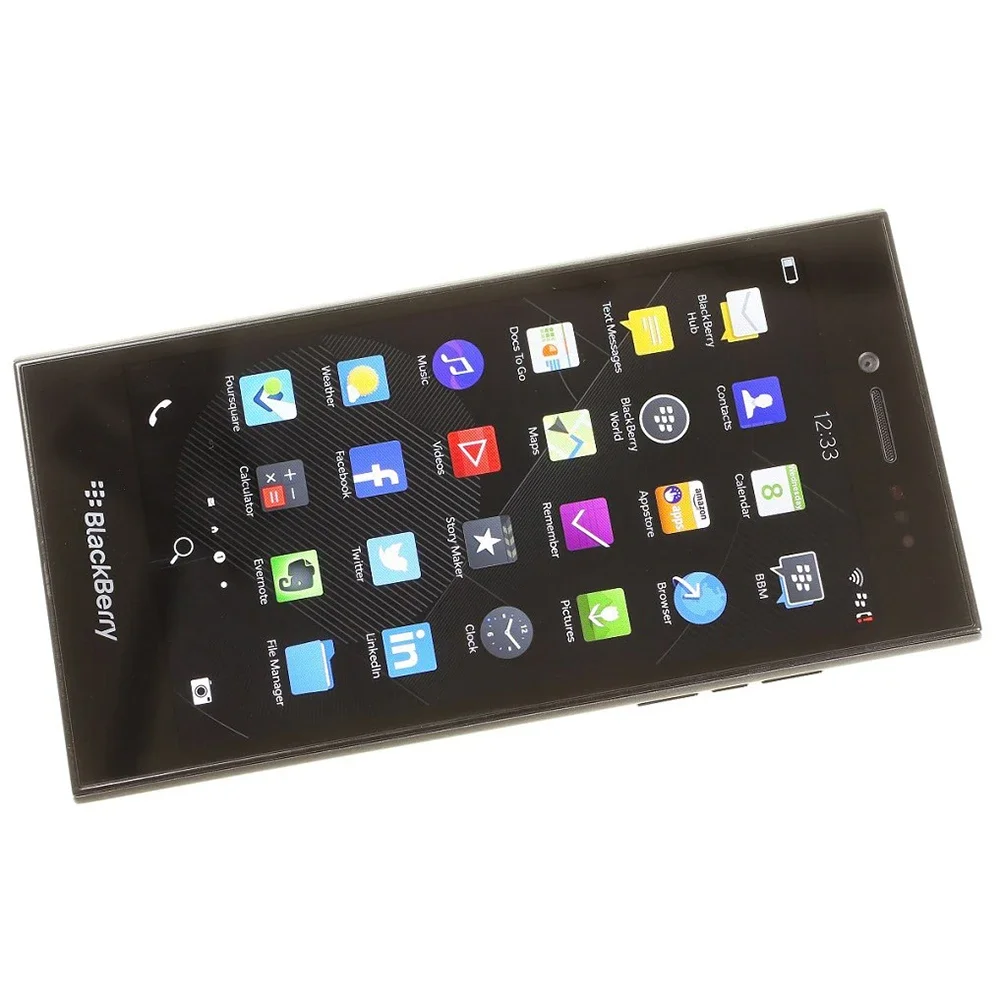 Original Blackberry Leap Z20 4G LTE teléfono móvil 5,0 "pantalla 2GB + 16GB Snapdragon S4 Plus Dual Core BlackBerry-Rio-OS teléfono inteligente