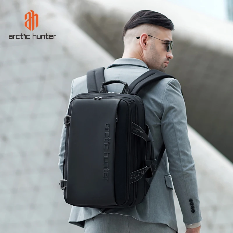 ARCTIC HUNTER New Waterproof School Backpack School Bag For College Simple Design Men's Casual Men's  Business Laptop Backpacks