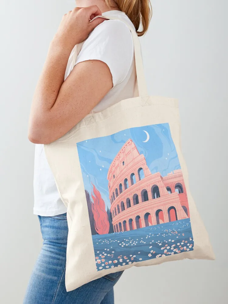 

May Colosseum Tote Bag Customizable tote bag hand bag Fabric women