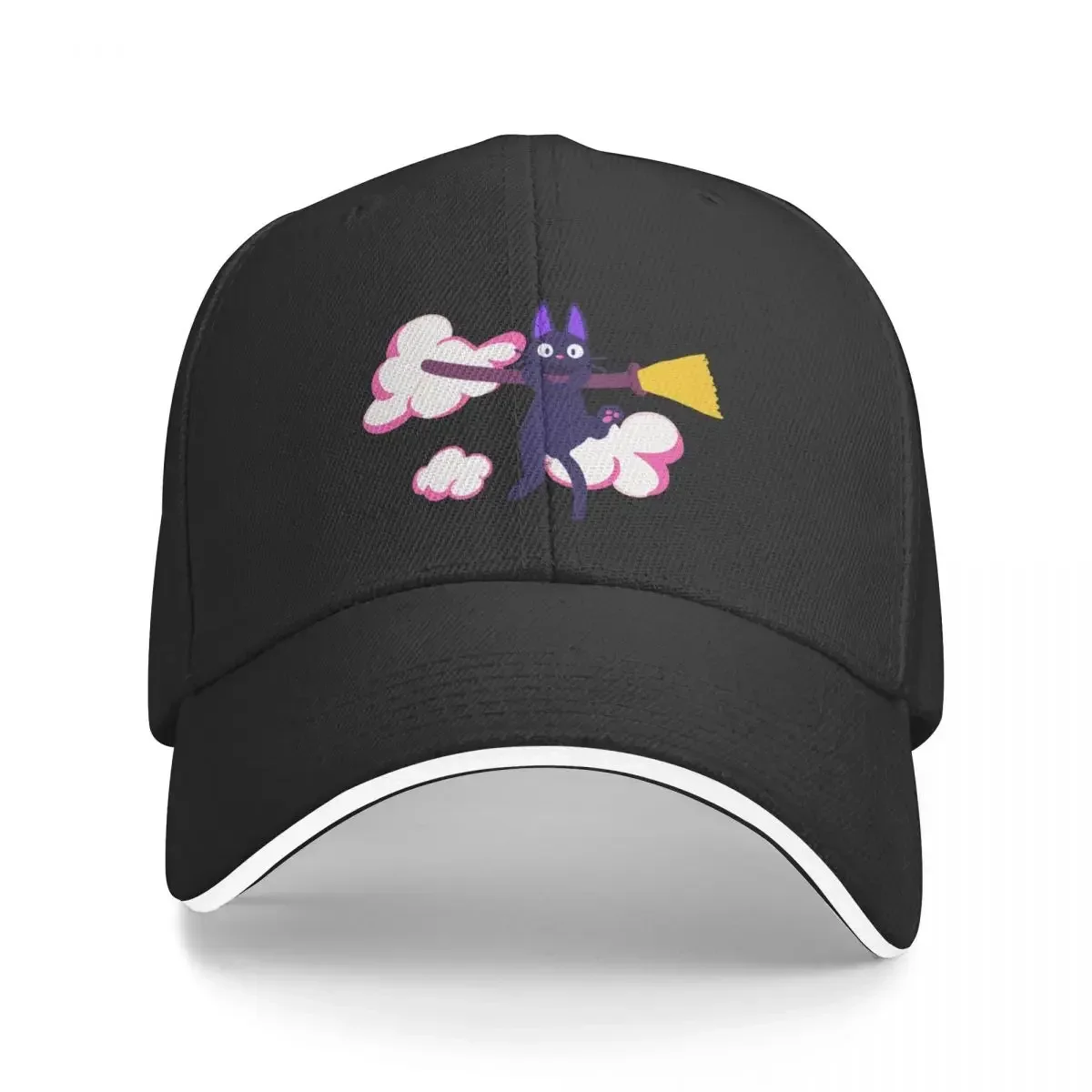 

Jiji Ghilbli on a broom Baseball Cap Golf Hat Sun Cap Girl'S Hats Men's