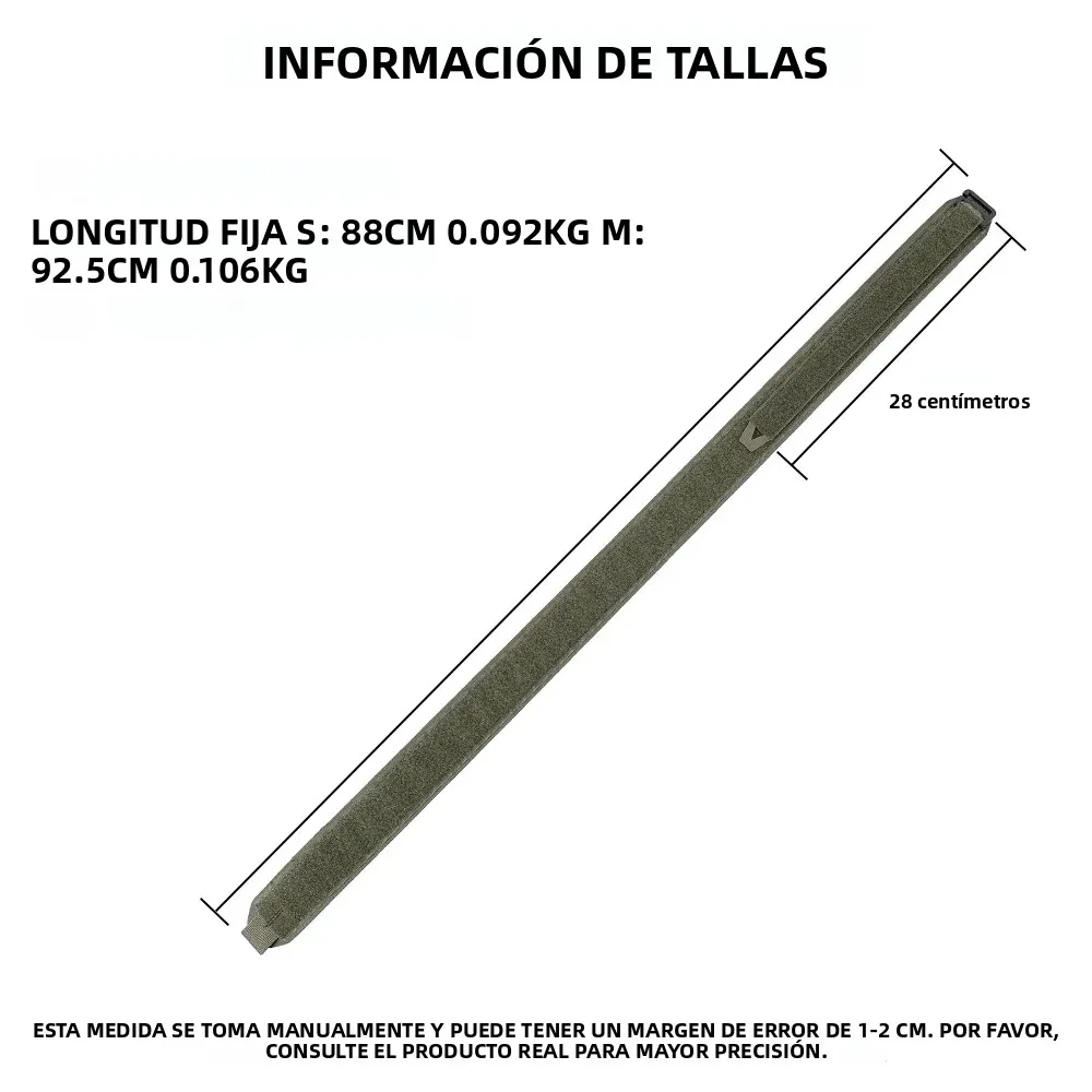 SINAIRSOFT Cinturón táctico nylon liberación rápida para airsoft - imagen 4