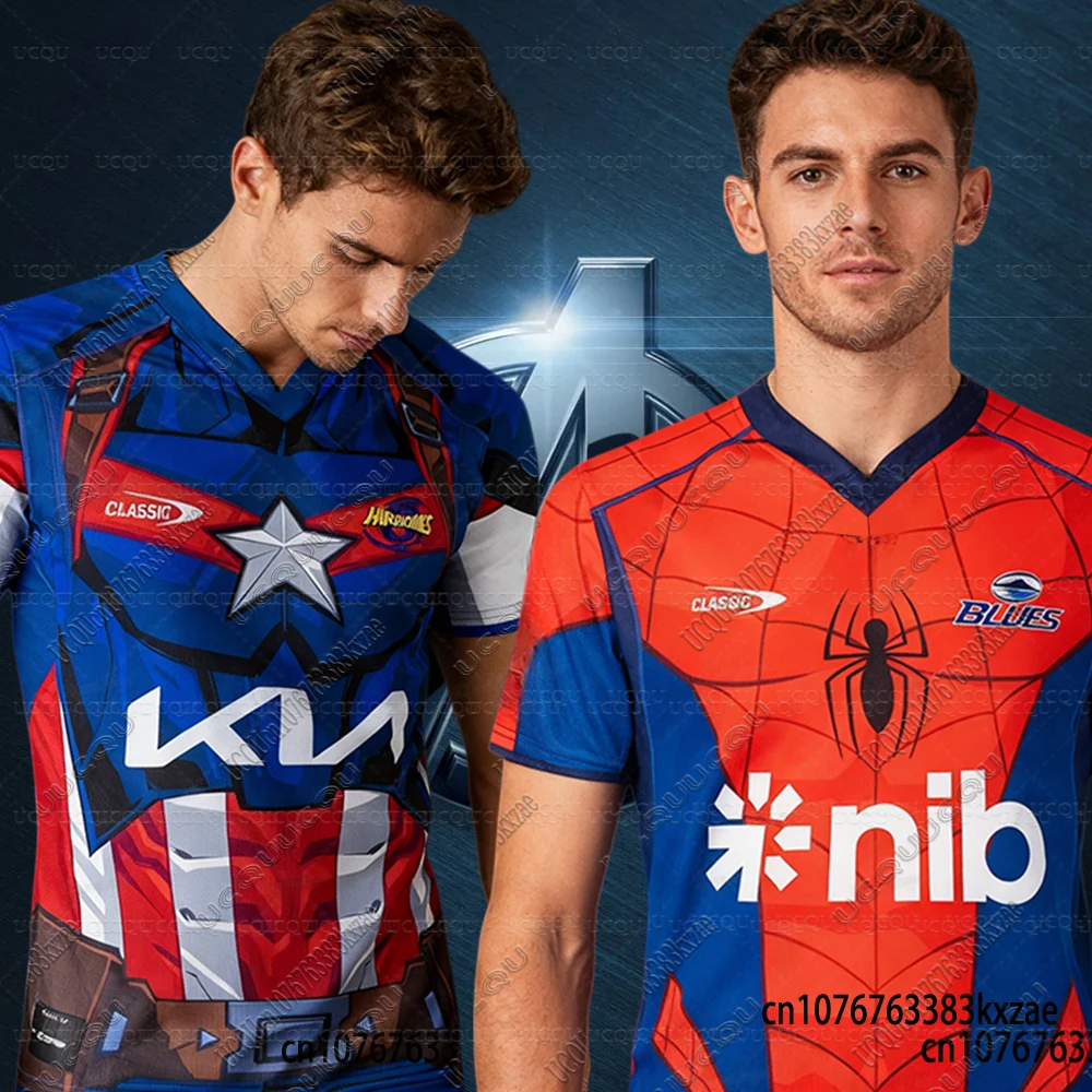 Marvel Super-hero Special Edition Rugby Jersey For Men Women Summer Classics Design Edition Rugby Jersey Kits Team Uniform