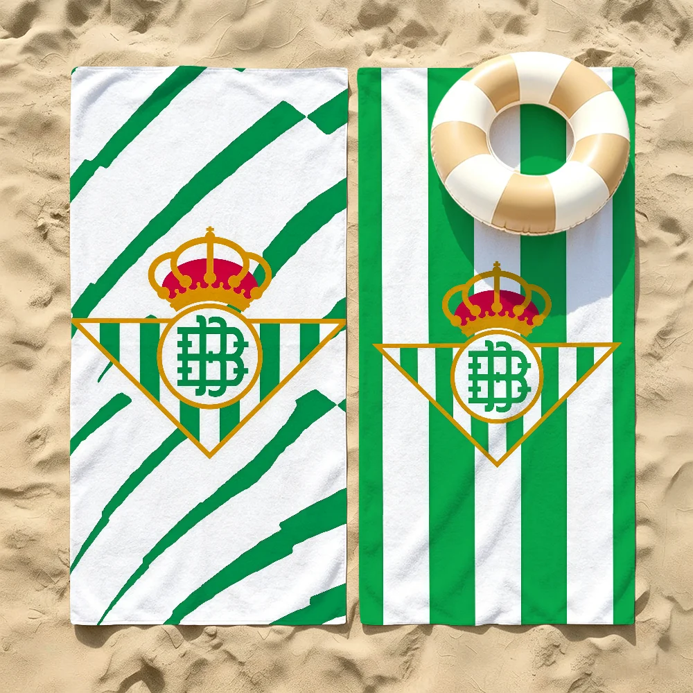 Toalha do Clube de Futebol R-Real B-Betis BalompiE para praias, estúdios de ioga, academias, nascentes termais, piscinas e piqueniques