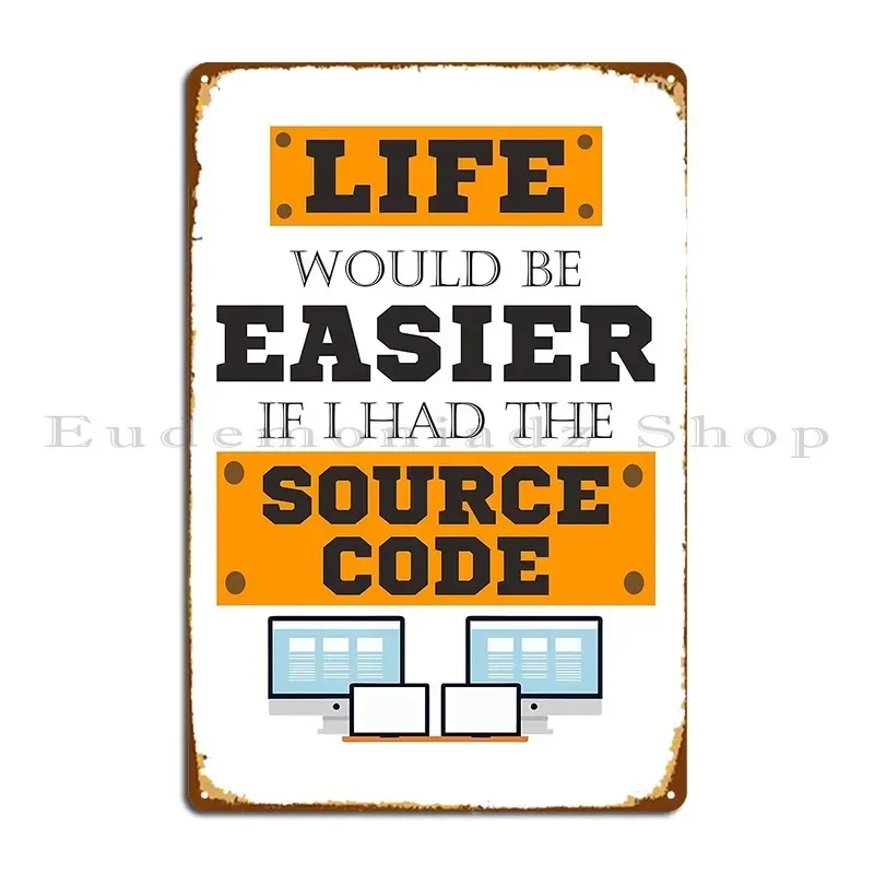 Programmer Developer Computer Scientist Gift Metal Sign Garage Pub Personalized Designing Home Tin Sign Poster