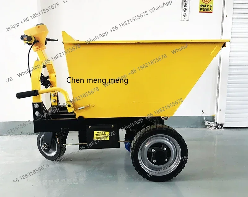 2003Electric Oblique Lorry Engineering Vehicle Self-Unloading Three-Wheel Power Battery Dumptruck Construction Site Customizatio