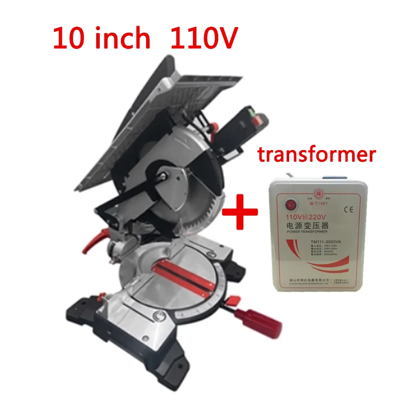 8/10 Inch Miter Table Saw Electric Circular Saw Woodworking Cutting Machine 220V woodworking machinery Carpentry Miter