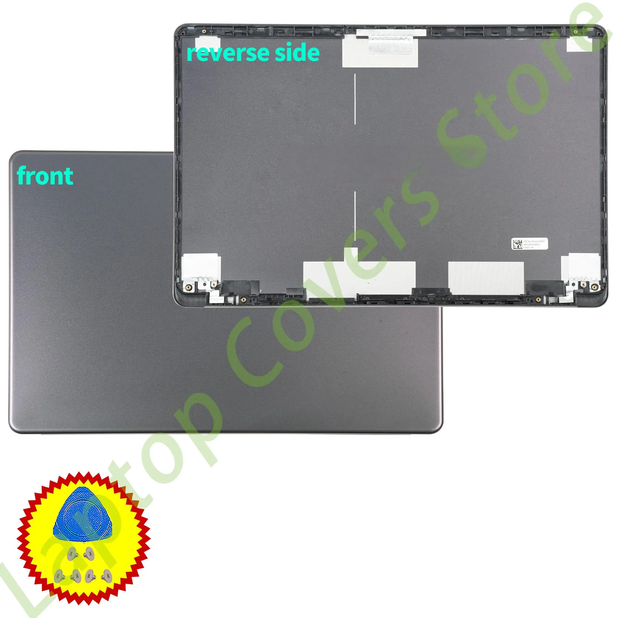 Imagem -03 - Laptop Tampa Traseira para Matebook d Mrc Série pl Substituição Lcd Prata Preto Cor Cinza Mrc-w50 W60 W00 Pl-w09 Novo