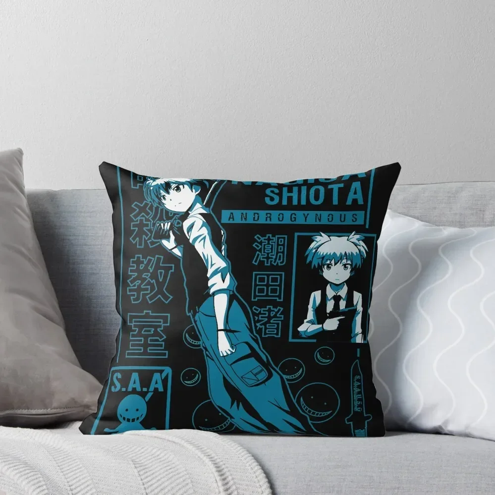 NAGISA SHIOTA Classic Throw Pillow Christmas Cushion For Home anime girl pillow