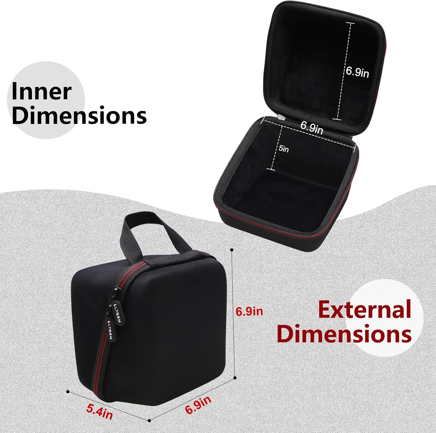 حافظة صلبة LTGEM EVA لحقيبة تخزين السفر Elgato Stream Deck (حافظة فقط!)