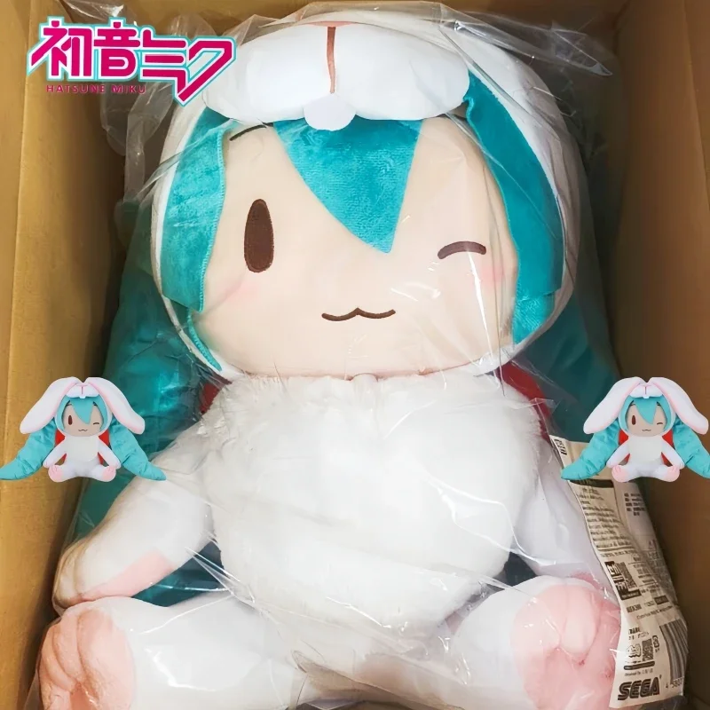 

Original Sega Hatsune Miku Vocaloid Rabbit Year Plush Toy Miku Fufu 40cm Anime Figurine Collection Plush Toys For Friend Gift