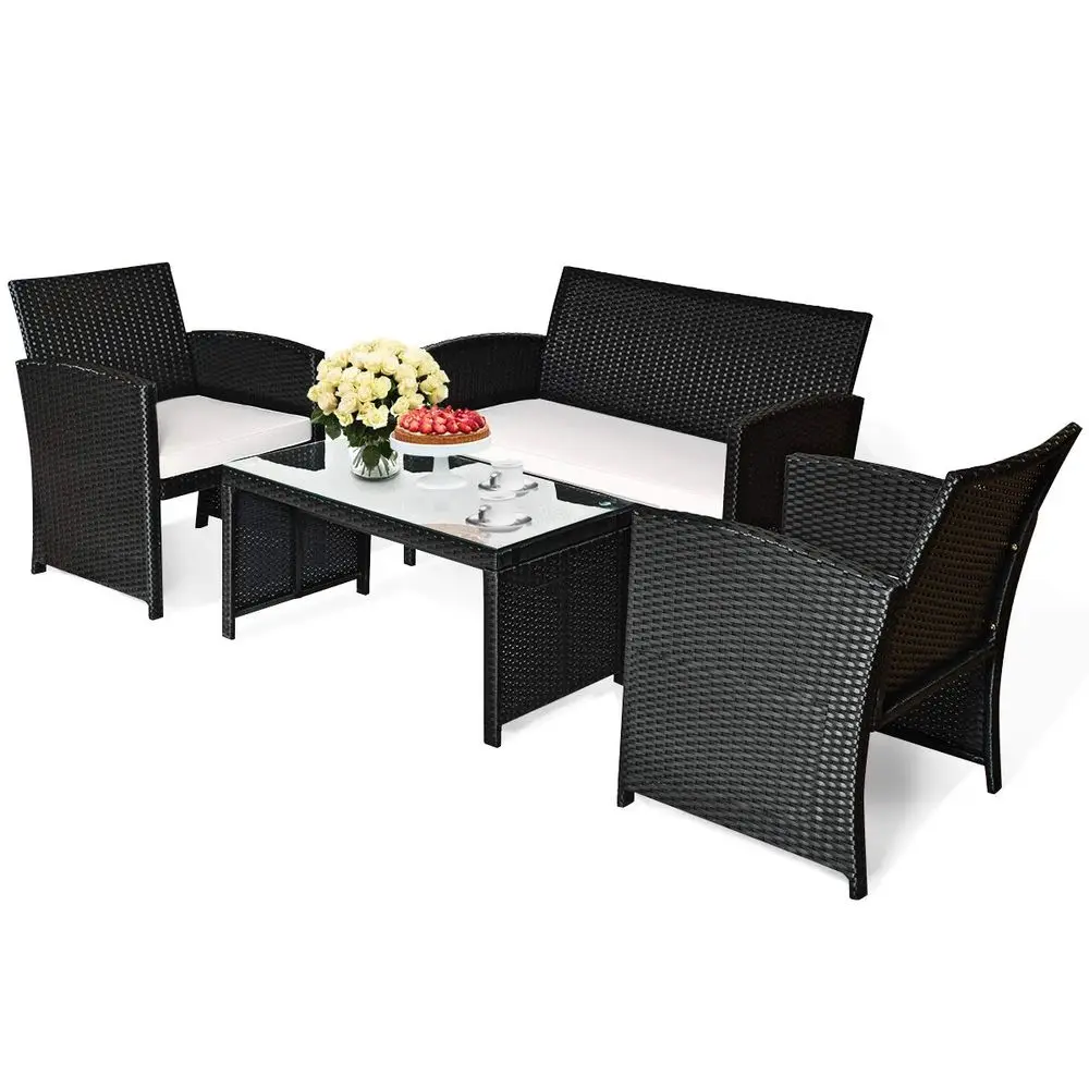 4 Pieces Patio Furn…