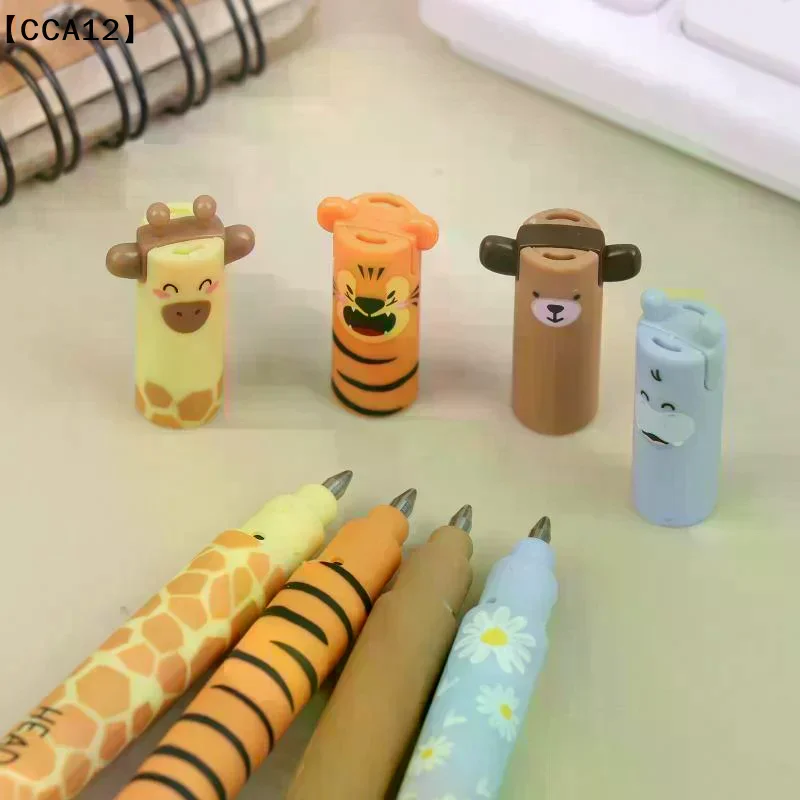 

1/8Pcs Office Stationery Animal-Shaped Erasable Pens For Journaling And Writing Office Supplies Gift Cute Writing Tools