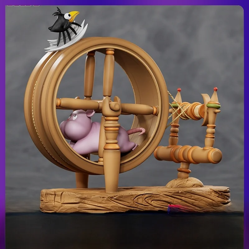 Figura Coleccionable QDY, Casa Wawa Miyazaki, Exhibición de Mesa, Estatua de Bebé Corriendo, Escultura GK, Juguete Colecciona...