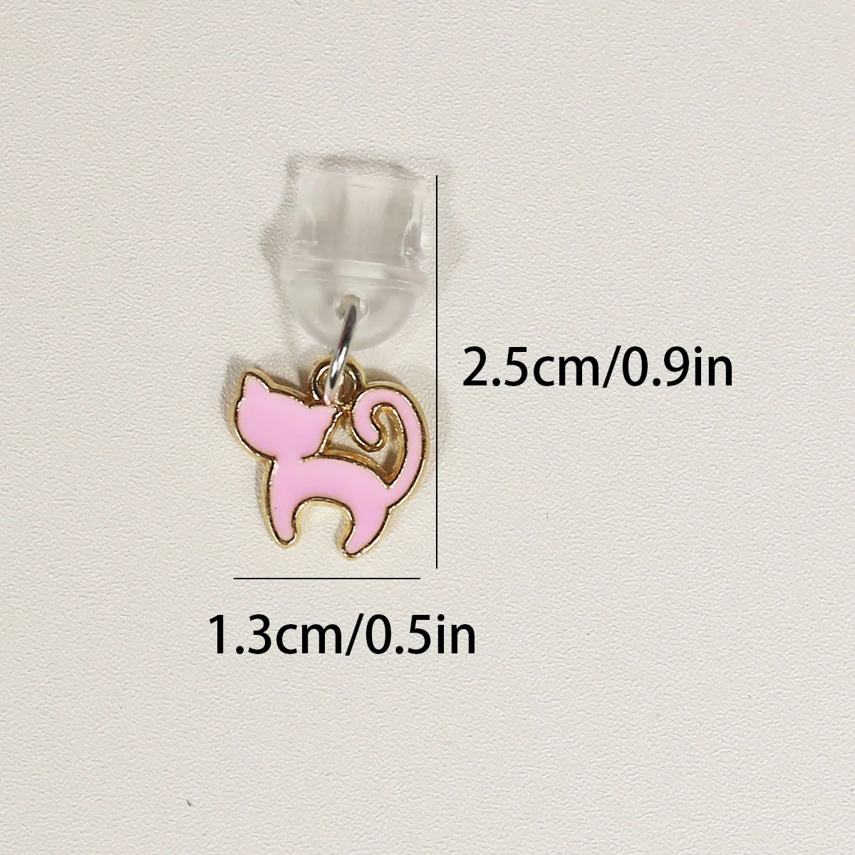 Pink cat cute phone dust plug decoration pendant suitable for iPhone/or Samsung Type-C interface phone dust plug