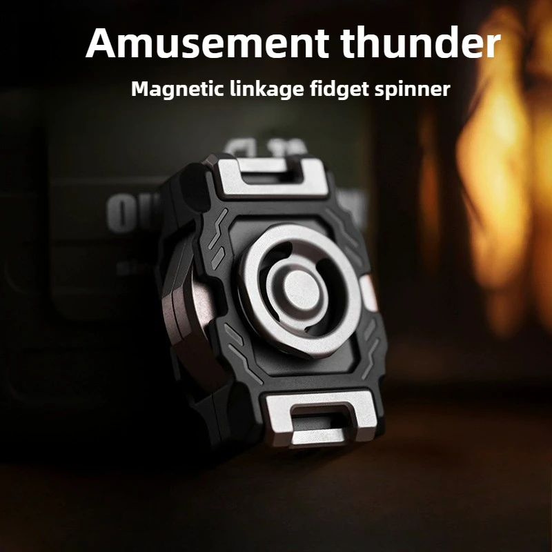 

ACedc металлический магнитный гироскоп EDC механический металлический декомпрессионный кончик пальца настольная игрушка в подарок