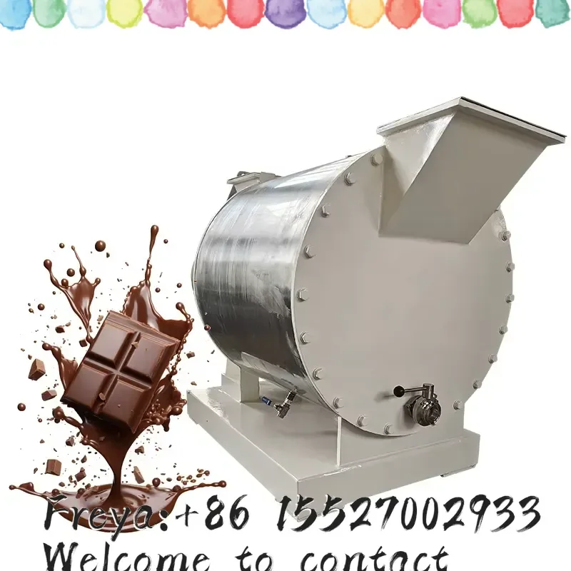Automatic Chocolate Process Plant Equipment Chocolate Conching Conch Grinding Refiner Machine