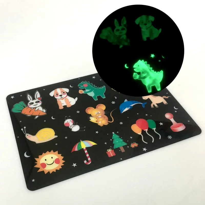 Luminous A4 5 Children Fluorescent Writing Graffiti Magic Drawing Board Led Light Board PVC Painting Toys Kids Dropshipping