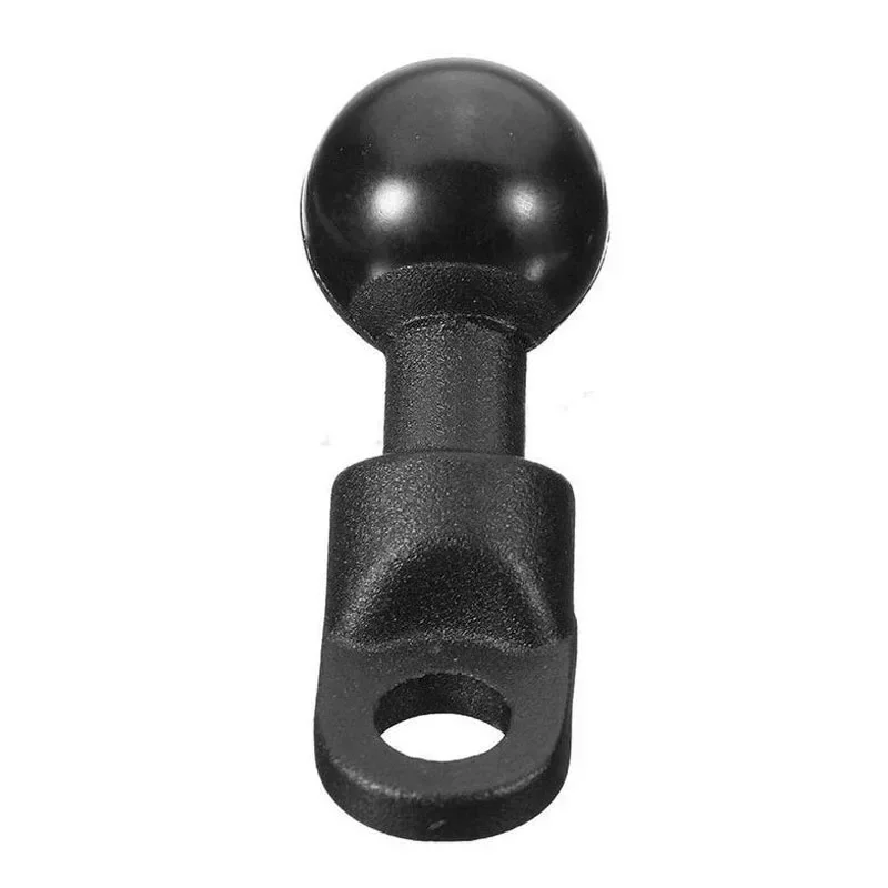 Motorcycle Angled Base W/ 10mm Hole 1\'\' Ball Head Adapter Work for RAM Mounts for Gopro Camera,Smartphone, for Garmin GPS