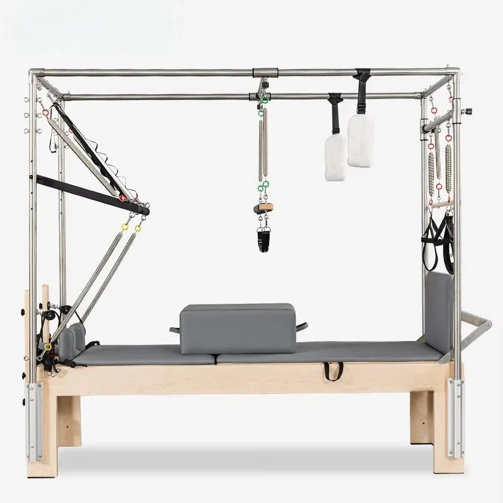 Body Exercise Pilates Reformer Studio Home Maple Wood Gym Reformer Pilates Machine for Sale