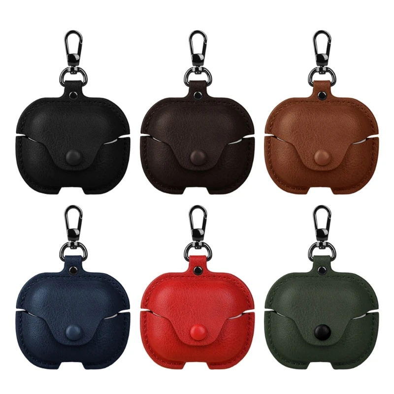 

Leather Charging Case Protector Leather Earbud Storage Case Convenient Earbud Carrying Case for Earbud Buds 3/3 Drop shipping