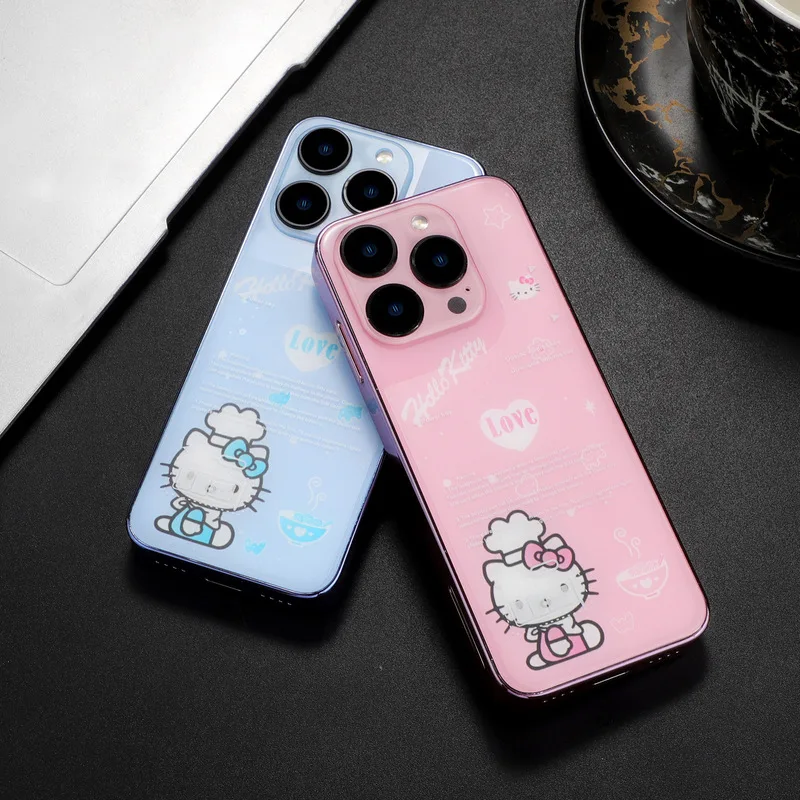 Cute K68 Hellokitty Mobile Phone Pink Blue Cartoon New Mini Mobile Phone Multi Language Multifunctional For Kids Birthday Gifts