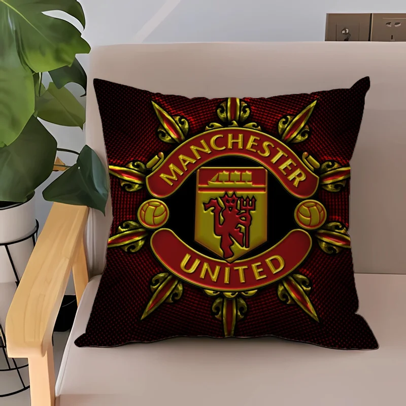 ManchesterS UnitedS Decorative Pillowcases Ornamental Pillow Covers Decorative Luxury Sleeping Pillows Cover Home Cushion Sofa