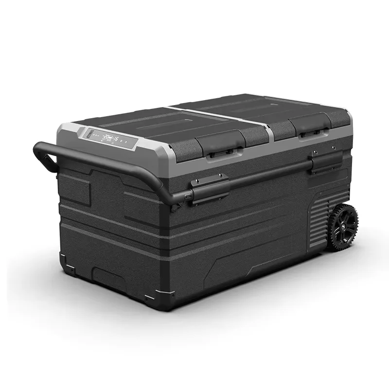 

Portable Electric Wheel Handle Camping Refrigerator Compressor RV Outdoor Home Hotel Use